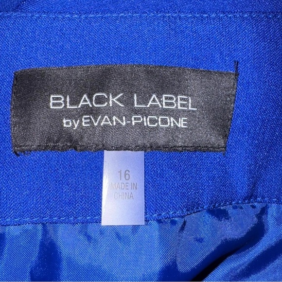 Black Label Royal Blue Pencil Skirt - Picture 6 of 7